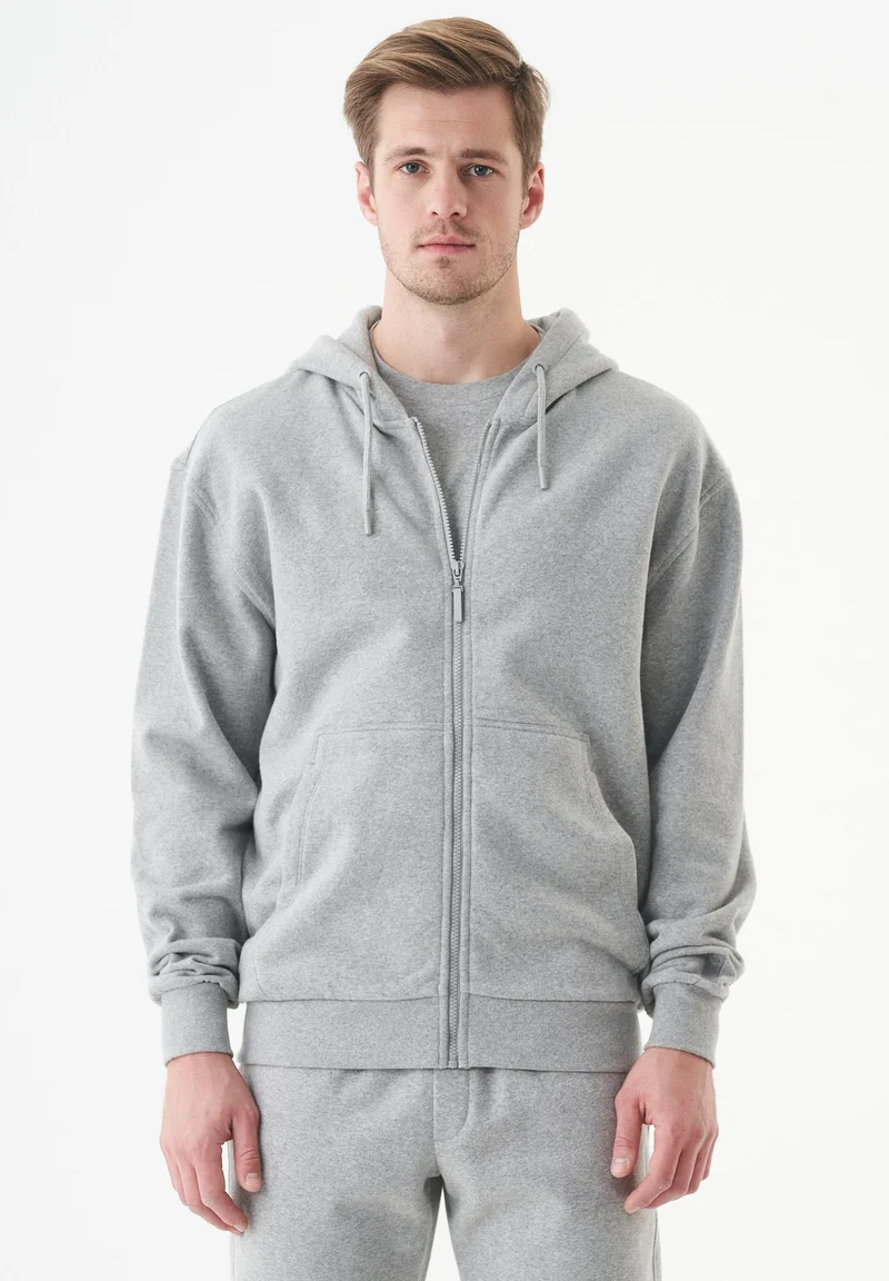 JUNDA Unisex Soft Touch Sweatjacke aus Bio-Baumwolle