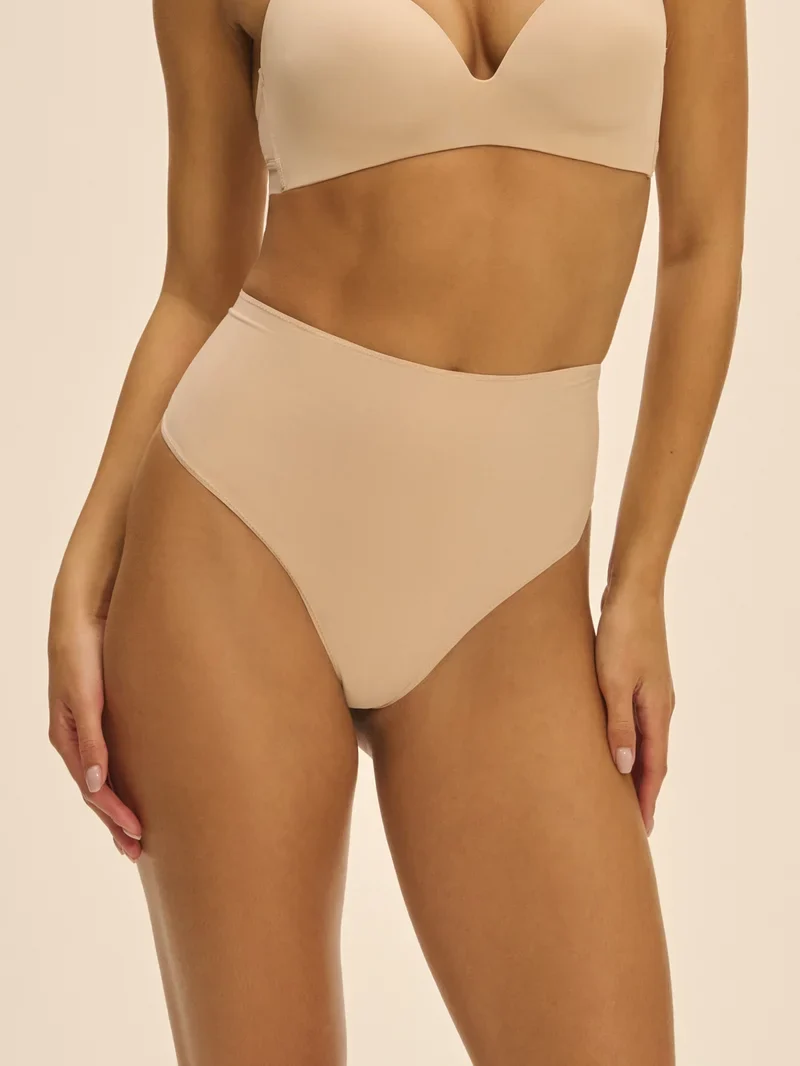 Simone Perele – Story High Waist String Peau Rosée