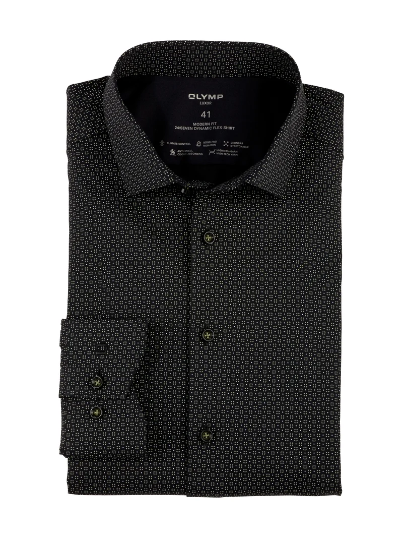 Olymp-Jersey_MF Herren in schwarz