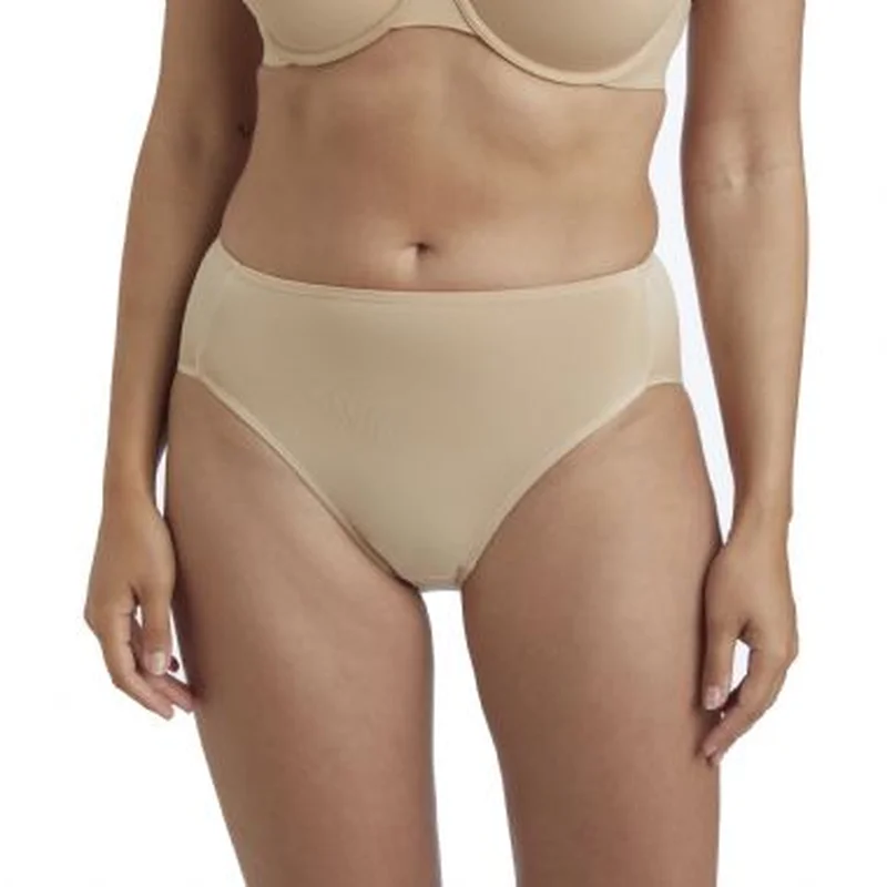 Naomi & Nicole Shapewear – No Show No Lines Micro Hi Cut Slip Warm Beige