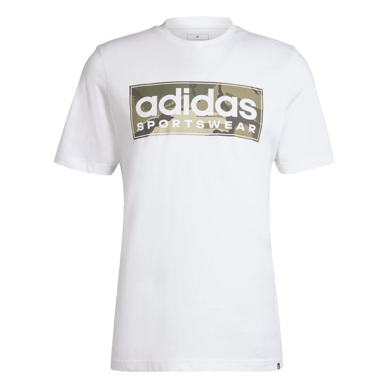 adidas Men Camo Linear Graphic Tee
