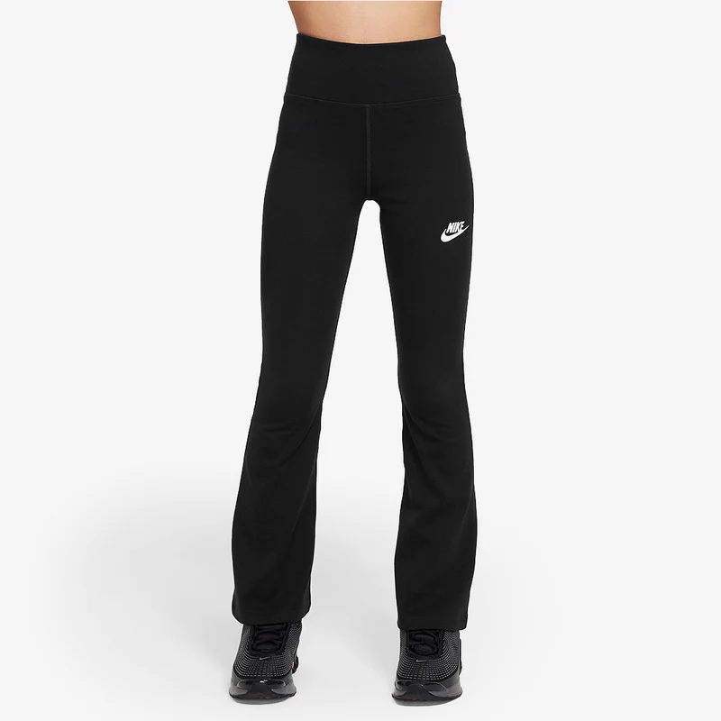 Nike Leggings mit hohem Bund und ausgestelltem Bein für Mädc