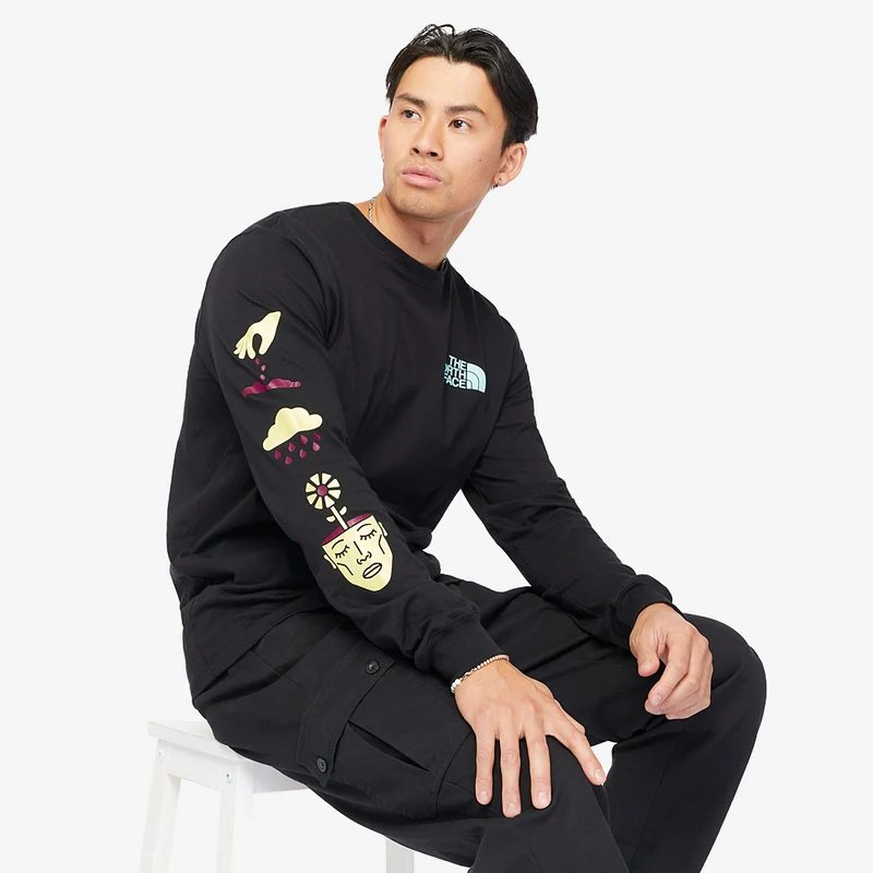 The North Face Long-Sleeve Brand Proud T-Shirt
