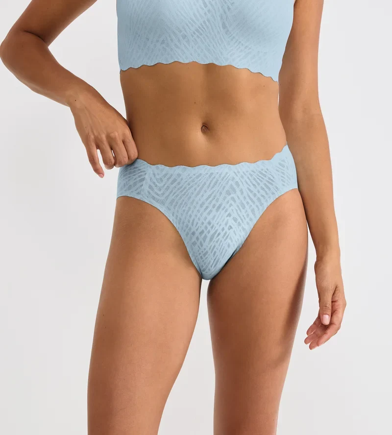 Sloggi - Zero Feel Bliss High Leg Brief Hellblau