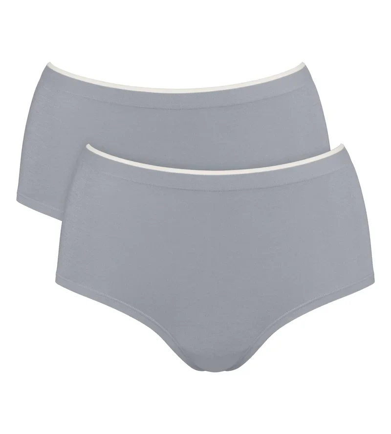 Sloggi - Go Sense Highwaist 2er-Pack Chrom