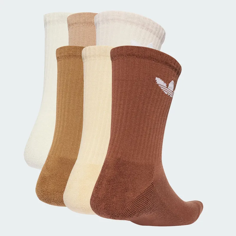 adidas Originals 6 Pairs Trefoil Cushion Crew Socks