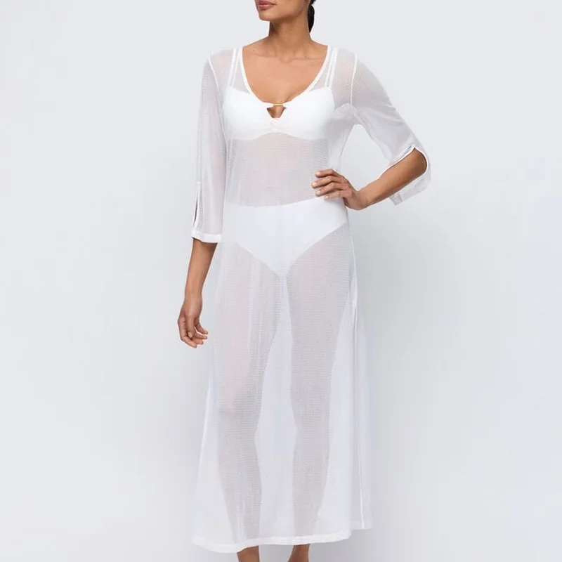 Marie Jo Swimwear - Taleah Swimwear Kaftan Elfin Weiß