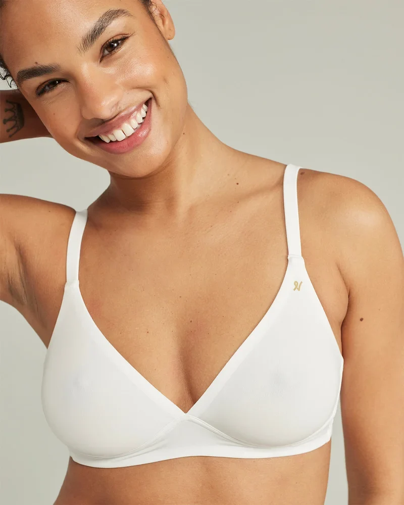 Nudea - Stretch Easy Does It Bralette Weiß