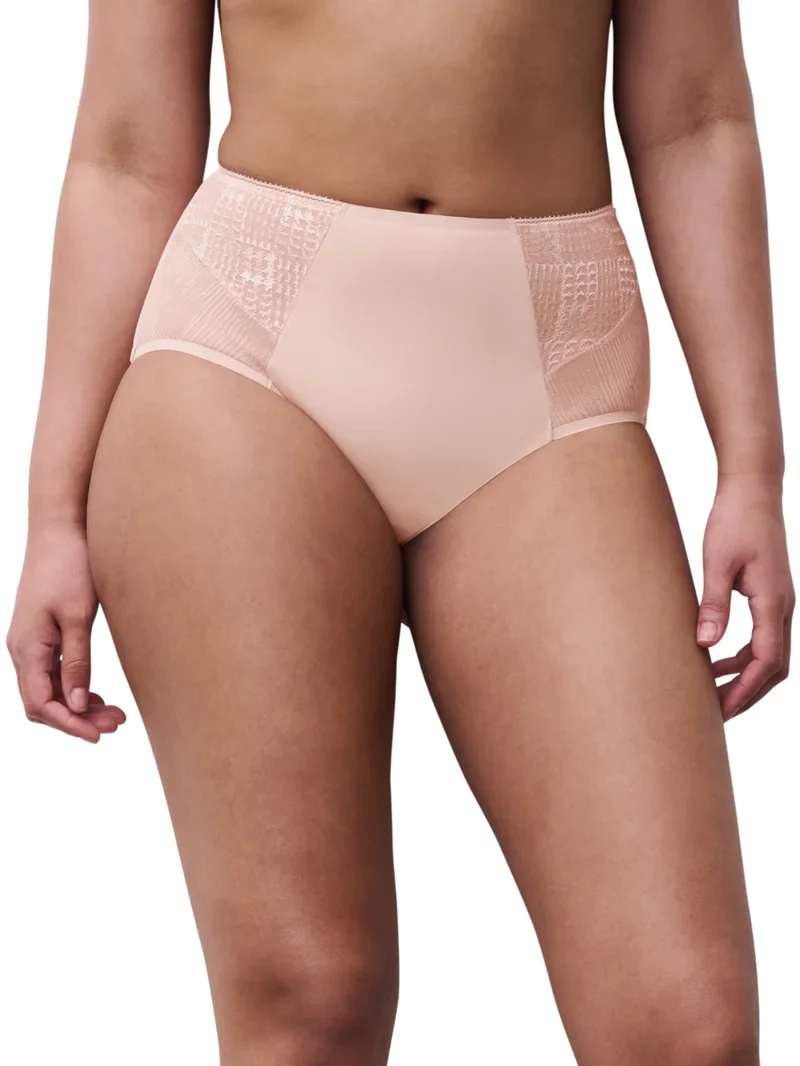 Chantelle – Intrigue High-Waisted Support Full Brief, Altrosa