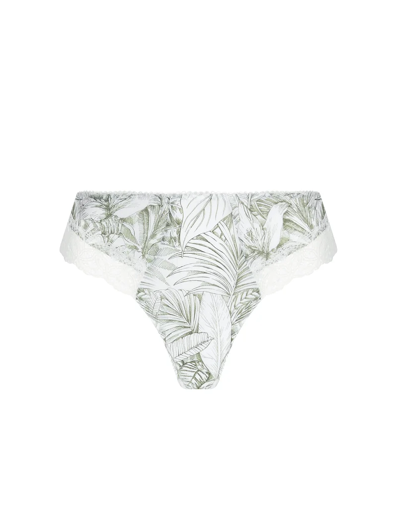 Antigel von Lise Charmel – Echappee Grüner String-Tanga Toile Green