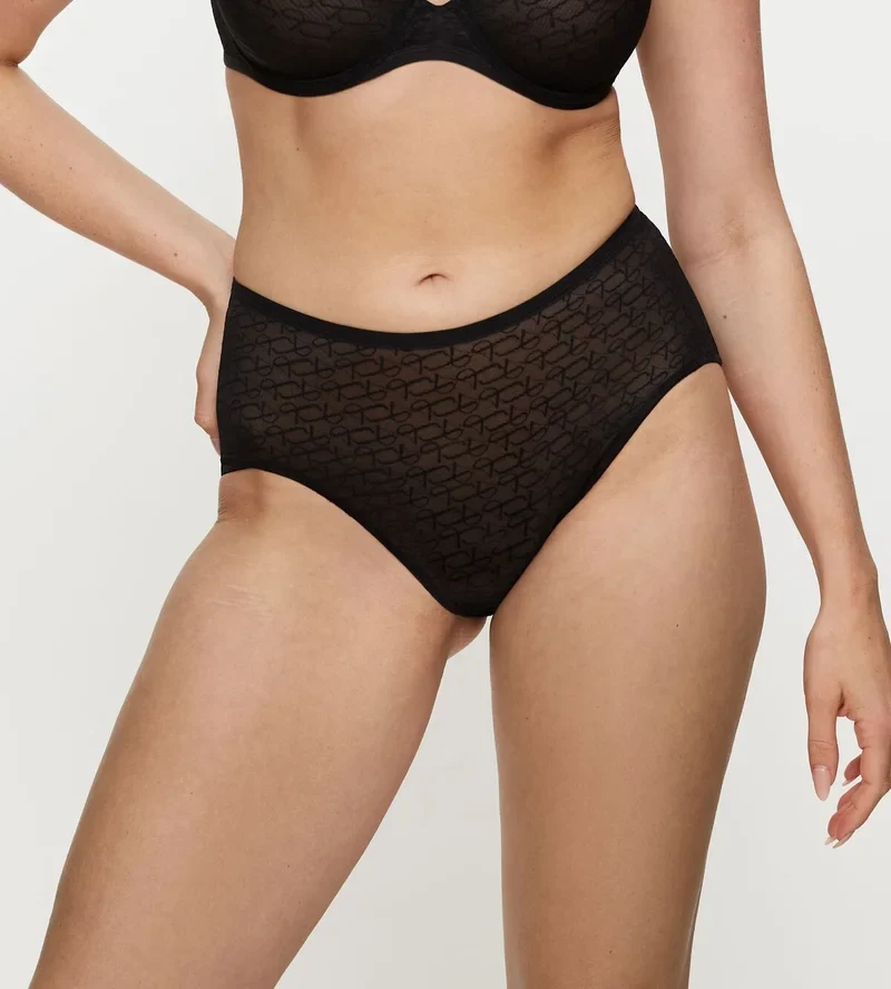 Triumph - Signature Sheer Maxi Brief Ex Black