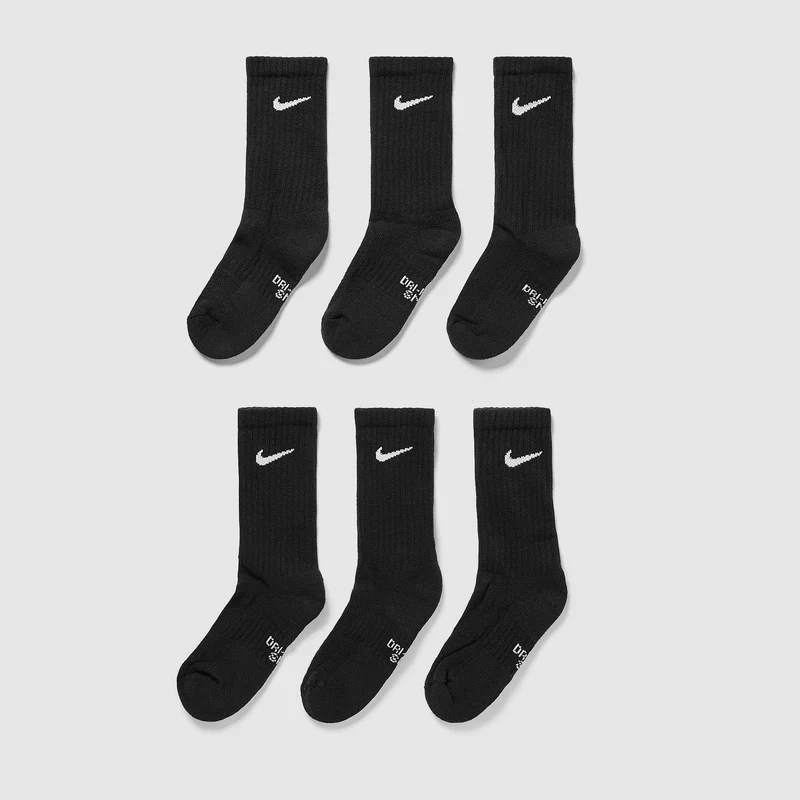 Nike Sportswear Everyday Kids Cushioned Crew Socks (6 Pairs)