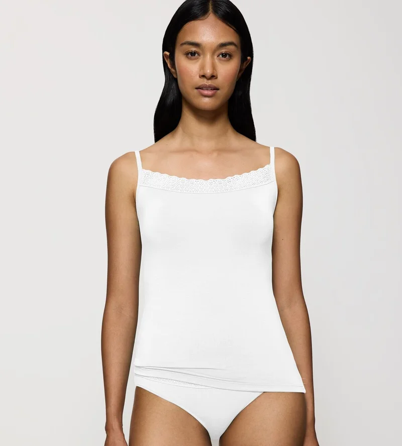 Triumph – Feel Of Modal Spaghetti Top Weiß
