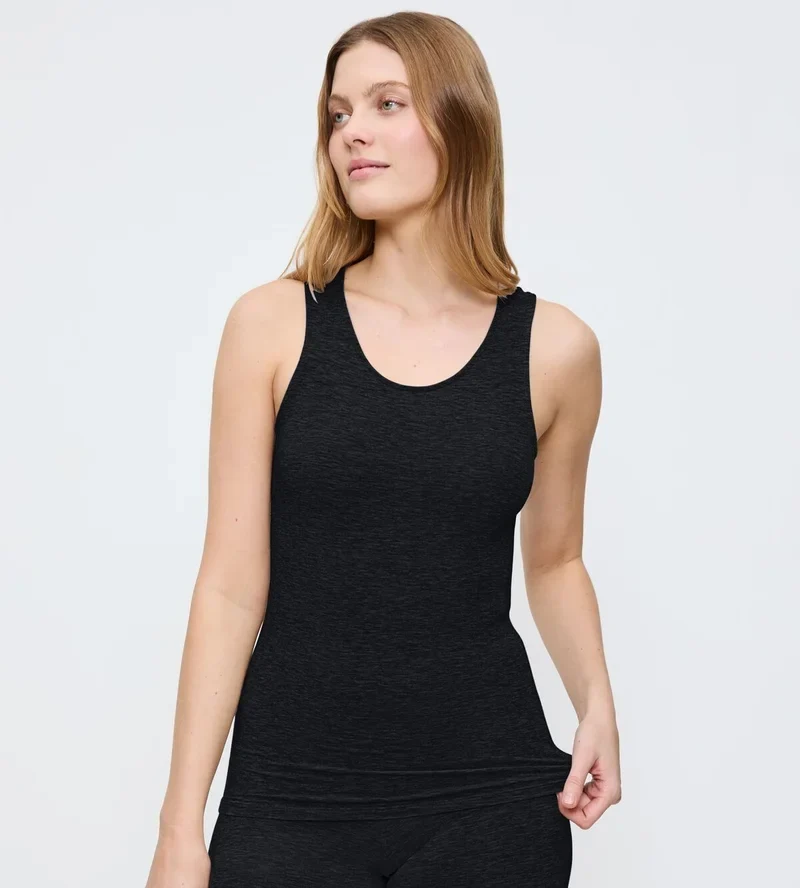 Triumph – Ärmelloses Top aus Wolle, Schwarz (Beauty Layers)