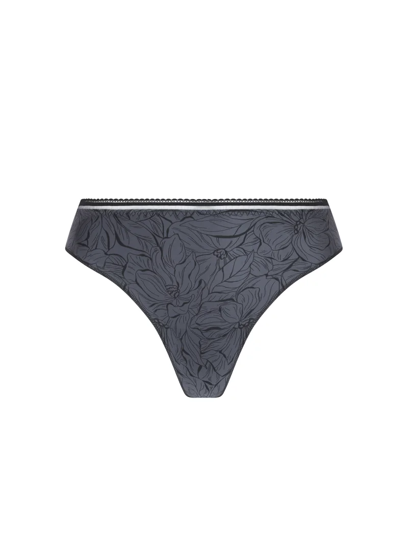 Antigel von Lise Charmel – Bureau Secret Thong Gris Souris
