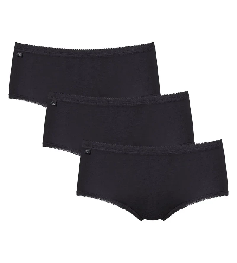 Sloggi - Basic Plus Slip Multipack Schwarz