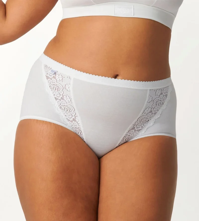 Sloggi - Schicker High-Waist-Slip Weiß