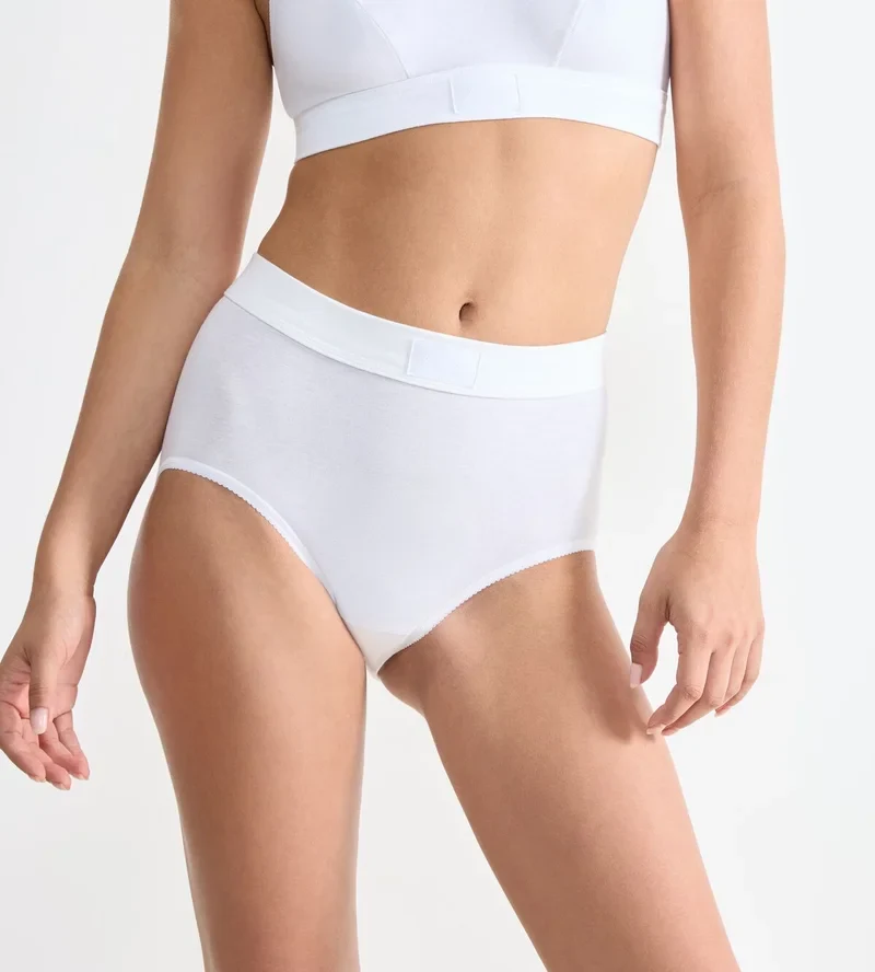 Sloggi - Double Comfort High Waist Slip Weiß