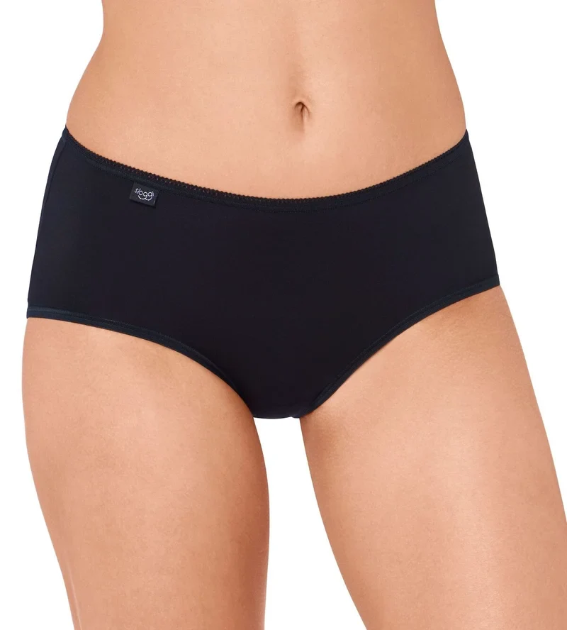 Sloggi – 24/7 Mikrofaser-Slip, 3er-Pack, Schwarz