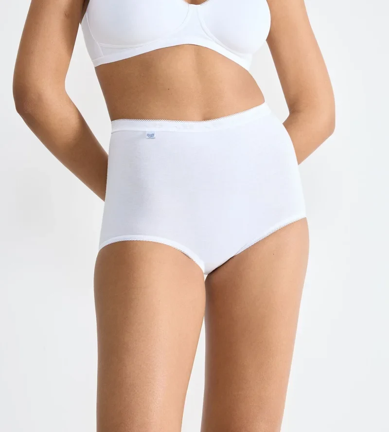 Sloggi - Basic Plus High Waist Slip Weiß