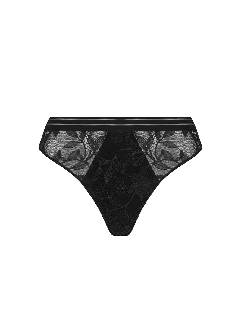 Antigel von Lise Charmel – Dentelle Rebelle Thong Noir