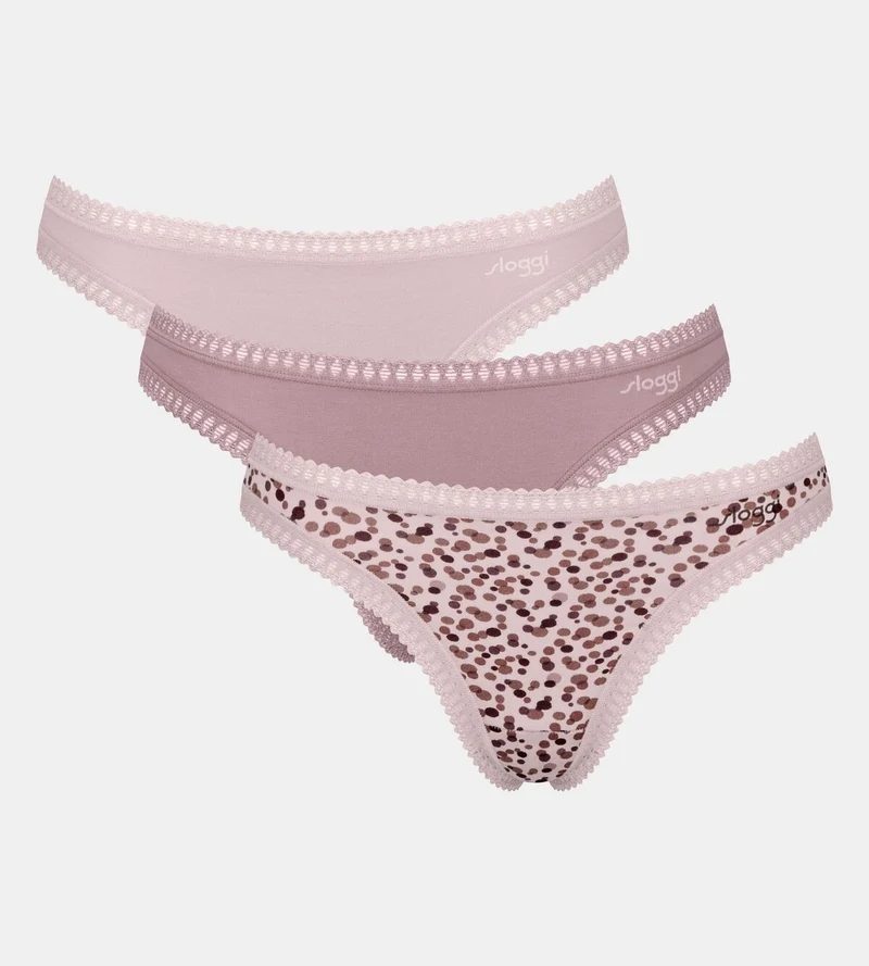 Sloggi - Go Crush String Multipack Pink