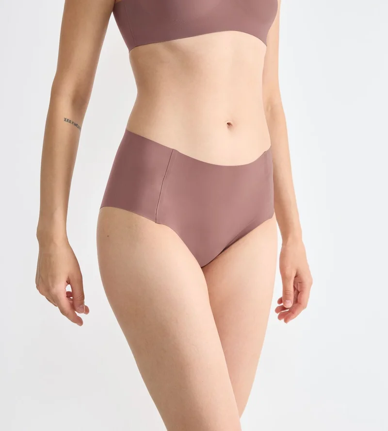 Sloggi - Zero Feel High Waist Brief Kakao