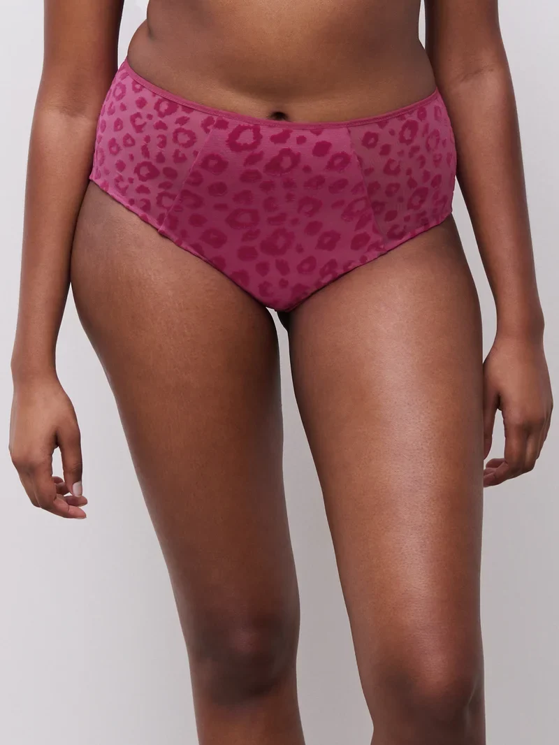 Chantelle - Mädchen High-Waist Full Brief Fuchsia