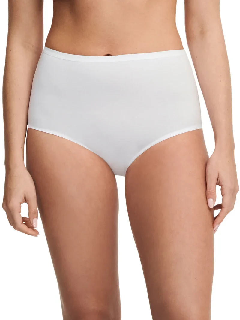 Femilet - Basic Cotton High Waist Slip Weiß