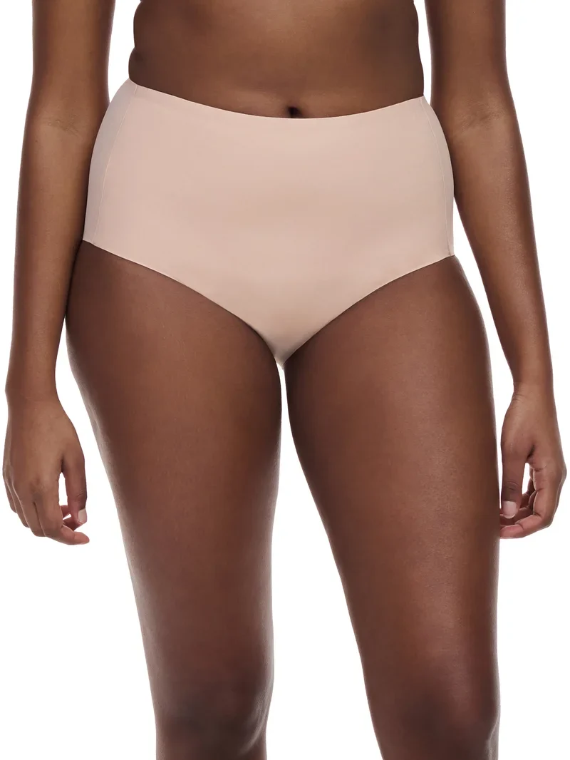 Chantelle - Comfort Chic High-Waist Support Full Brief, Dunkelrosa