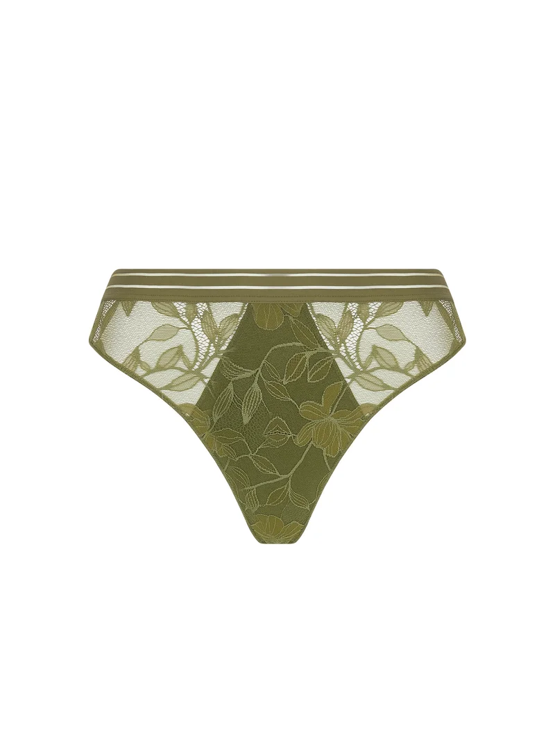 Antigel von Lise Charmel – Dentelle Rebelle Thong Vert Mousse