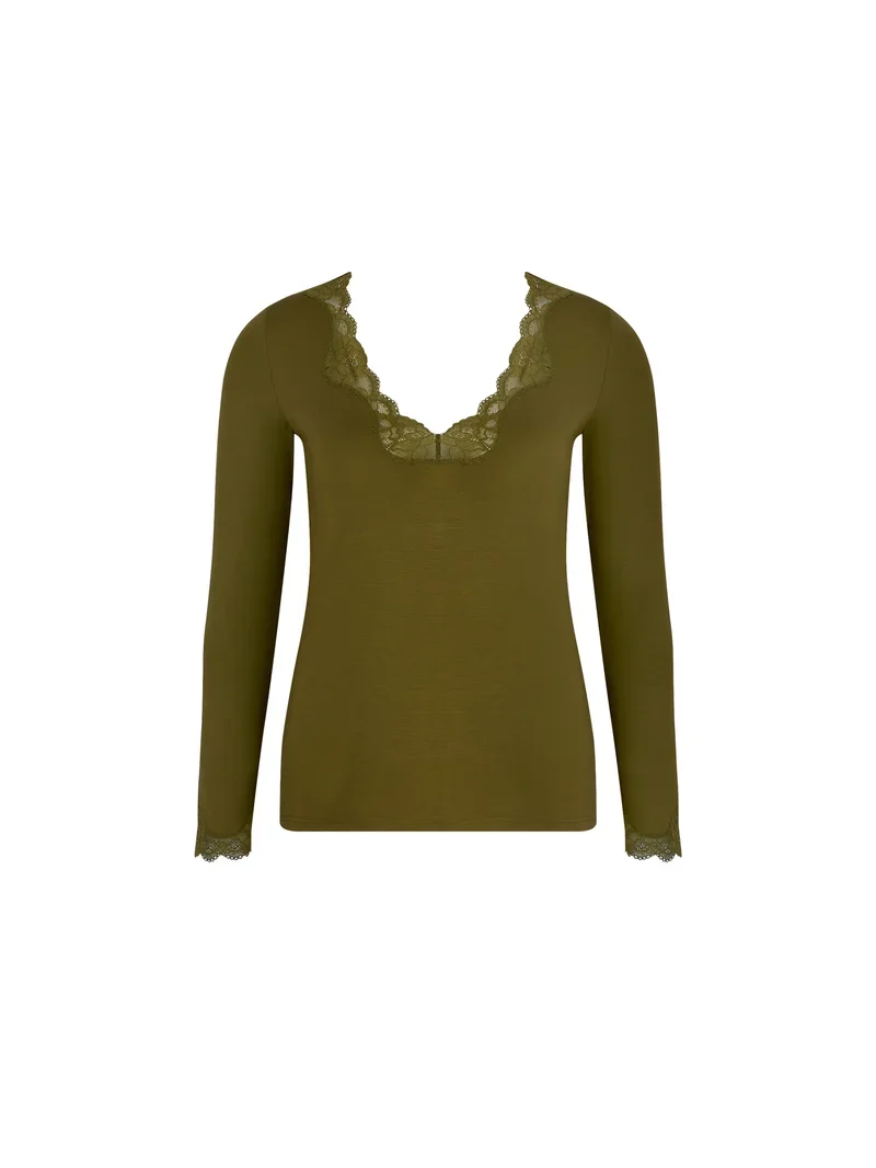 Antigel by Lise Charmel - Simply Perfect Langarm-Top Vert Mousse