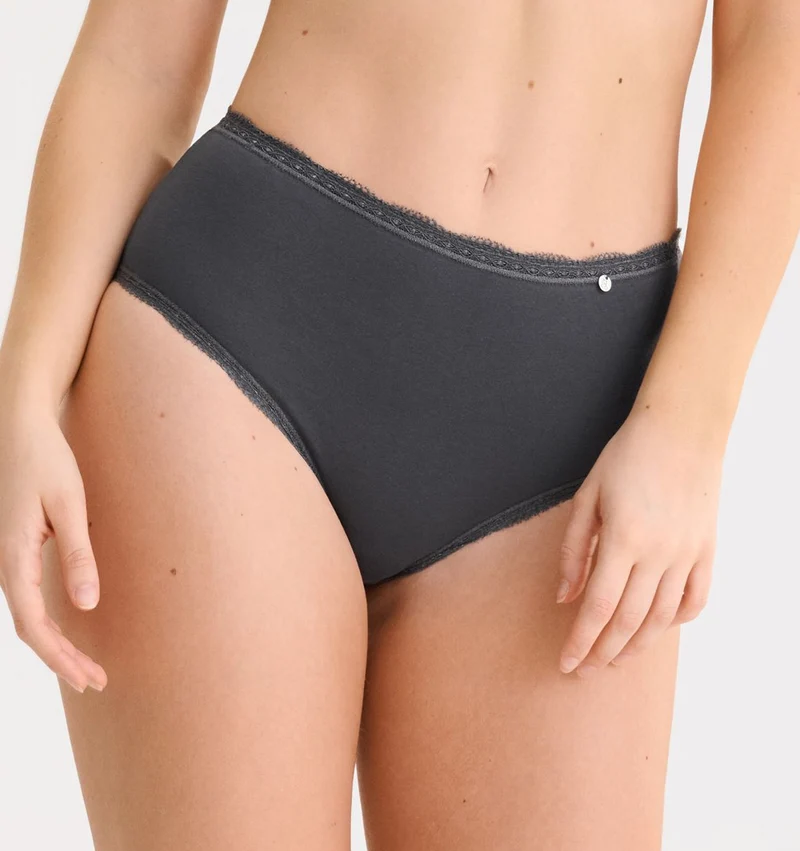Lisca - Everyday High Waisted Slip Anthrazitgrau