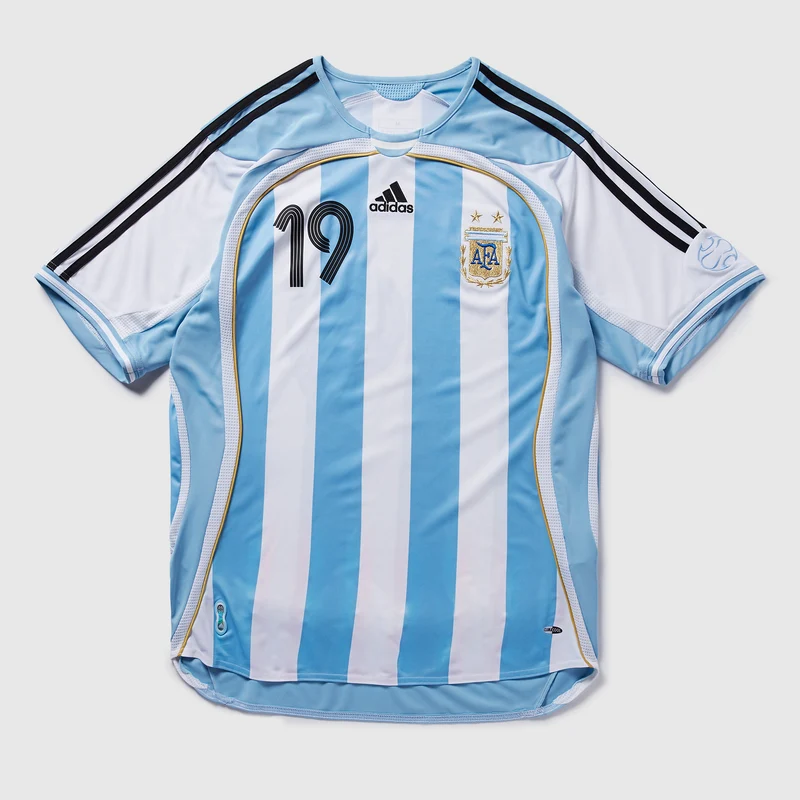 adidas Originals Argentinien 2006 Heimtrikot mit Messi 19