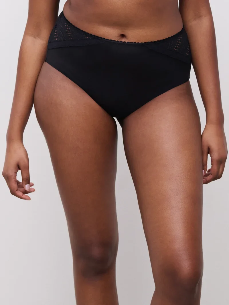 Chantelle - Easy Support High-Waist Support Full Brief Schwarz