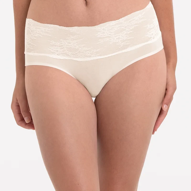 Anita - Essential Spitzenslip mit hoher Taille, Kristall