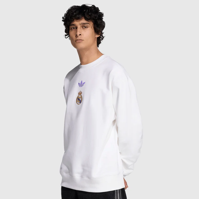 adidas Real Madrid 25/26 Lifestyler Crew Shirt