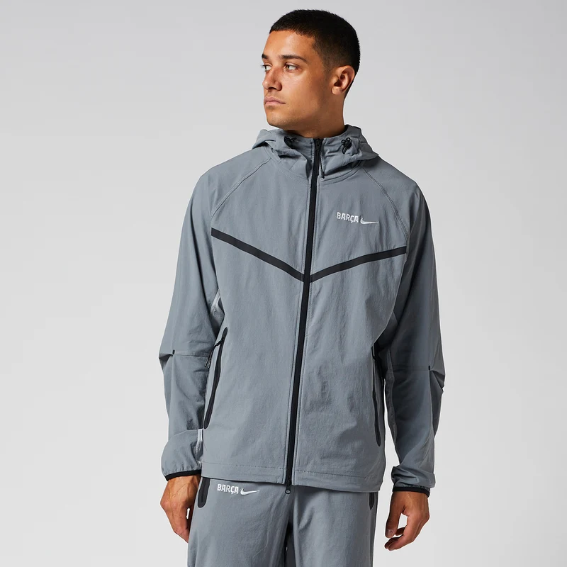 Nike FC Barcelona 25/26 Tech Fleece Woven Windrunner FZ Jacke