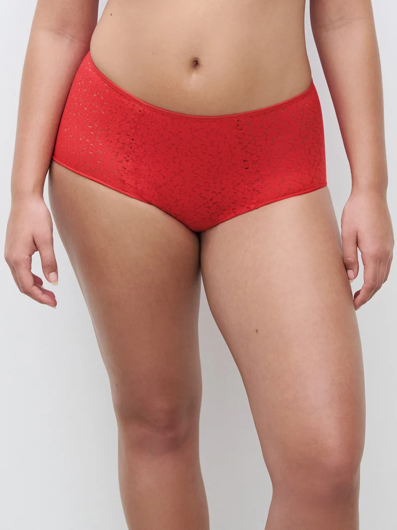Chantelle EasyFeel - Norah High-Waist Full Brief Mohnrot