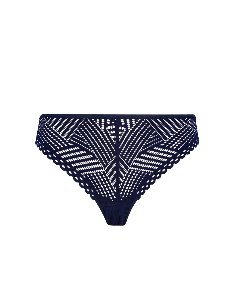 Antigel By Lise Charmel - Tressage Graphic Low Waist Brief Tressage Marine