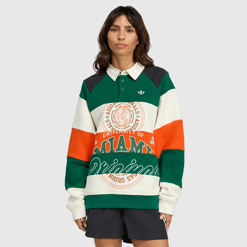 adidas Originals Damen Miami Langarm Crew Sweatshirt
