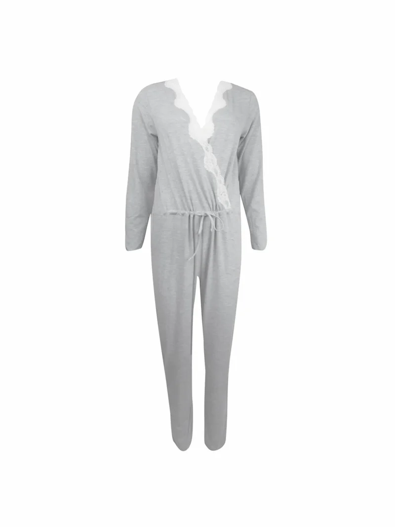 Antigel By Lise Charmel - Simply Perfect Jumpsuit mit Spitze, Chiné Gris