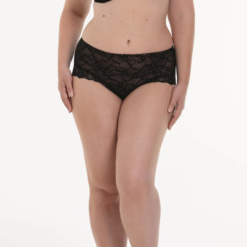 Rosa Faia - Bobette High-Waist-Slip Schwarz