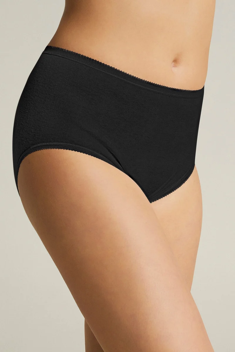 Femilet - Debbie Midi Slip Schwarz