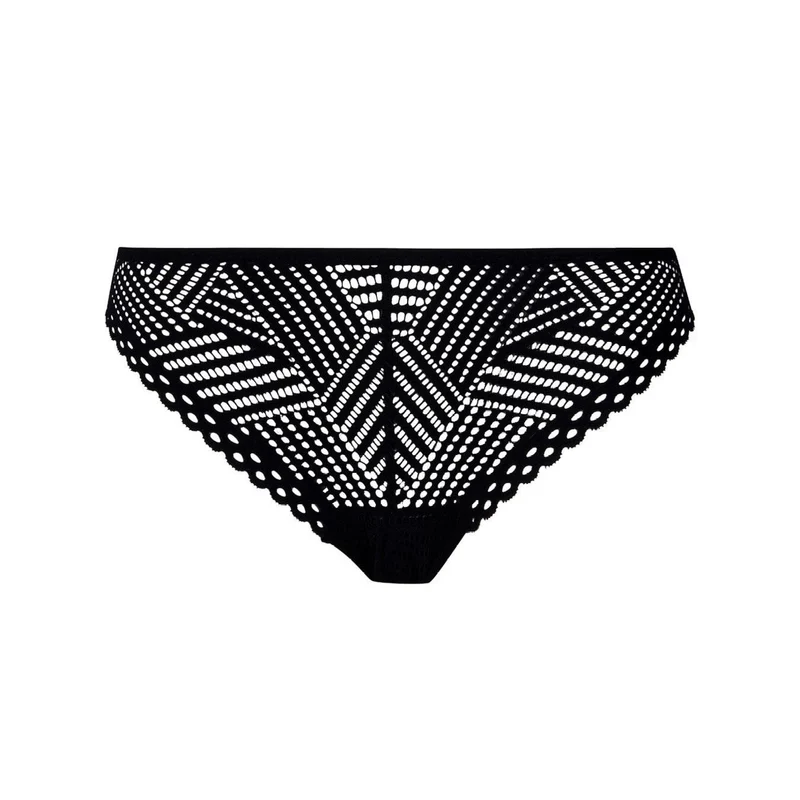 Antigel von Lise Charmel – Tressage Graphic Low Waist Brief Tressage Noir