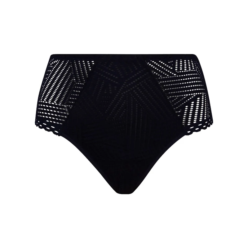 Antigel von Lise Charmel – Tressage Graphic High Waist Slip Tressage Marine