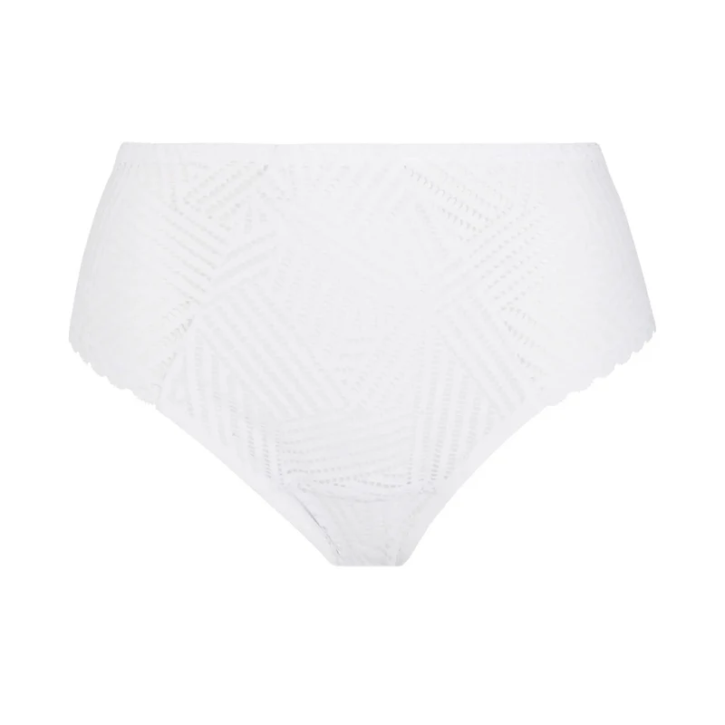 Antigel von Lise Charmel – Tressage Graphic High Waist Brief Tressage Blanc