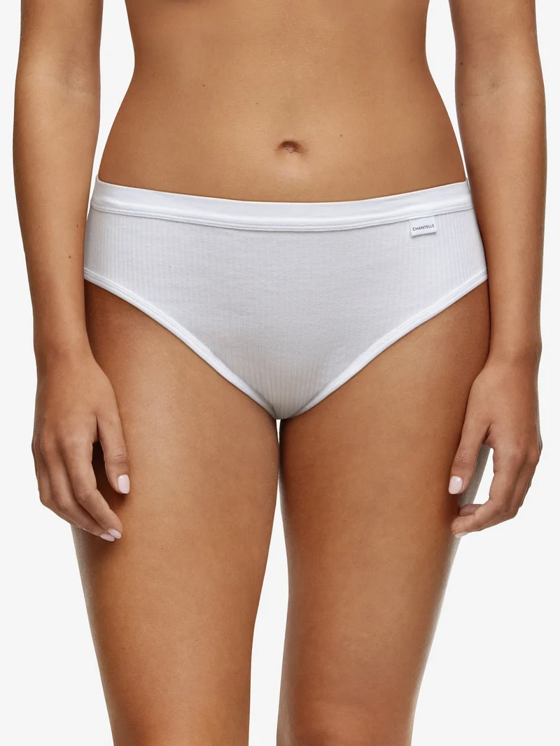 Chantelle - Cotton Comfort Hi Cut Weiß
