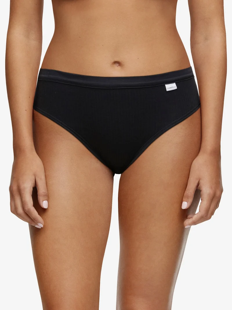 Chantelle - Cotton Comfort Hi Cut Schwarz