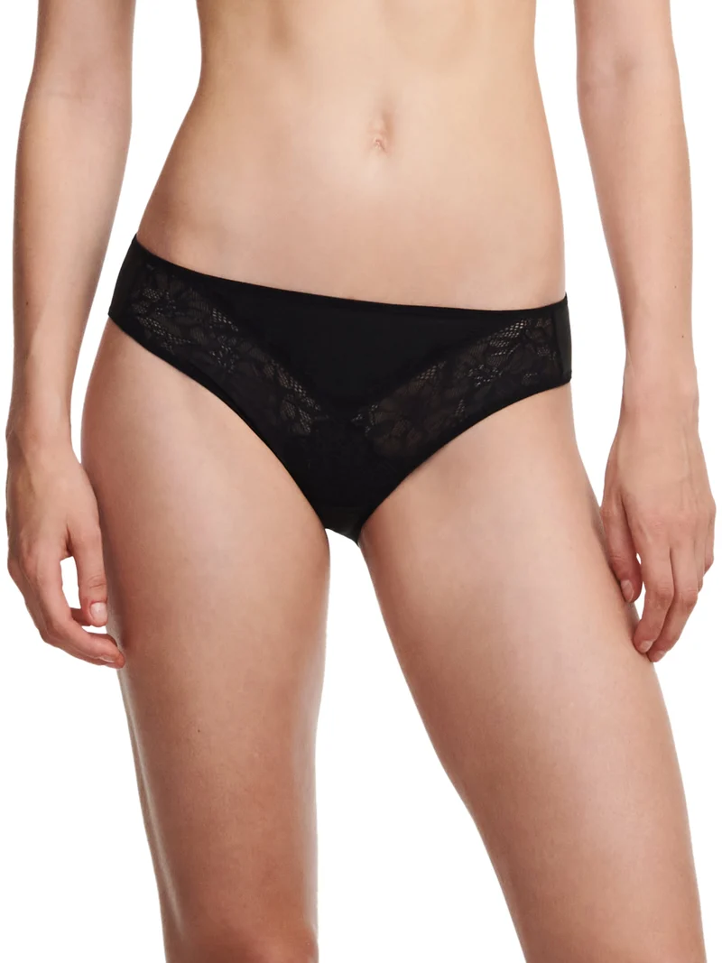 Chantelle Easyfeel - Floral Touch Evolutive Slip Schwarz